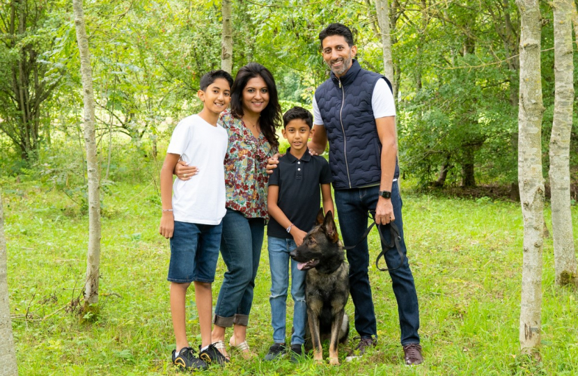 Meenal and her family