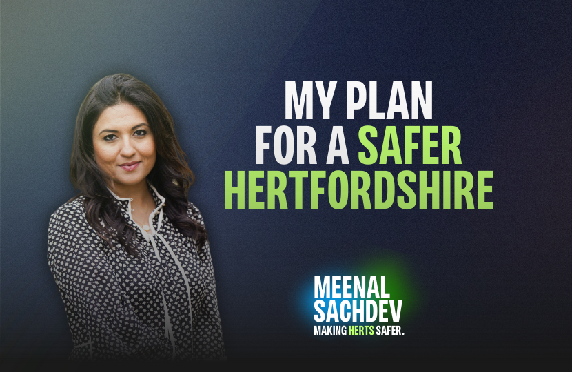 My Plan for a safer Hertfordshire