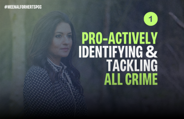 Pro-actively identifying & tackling all crime